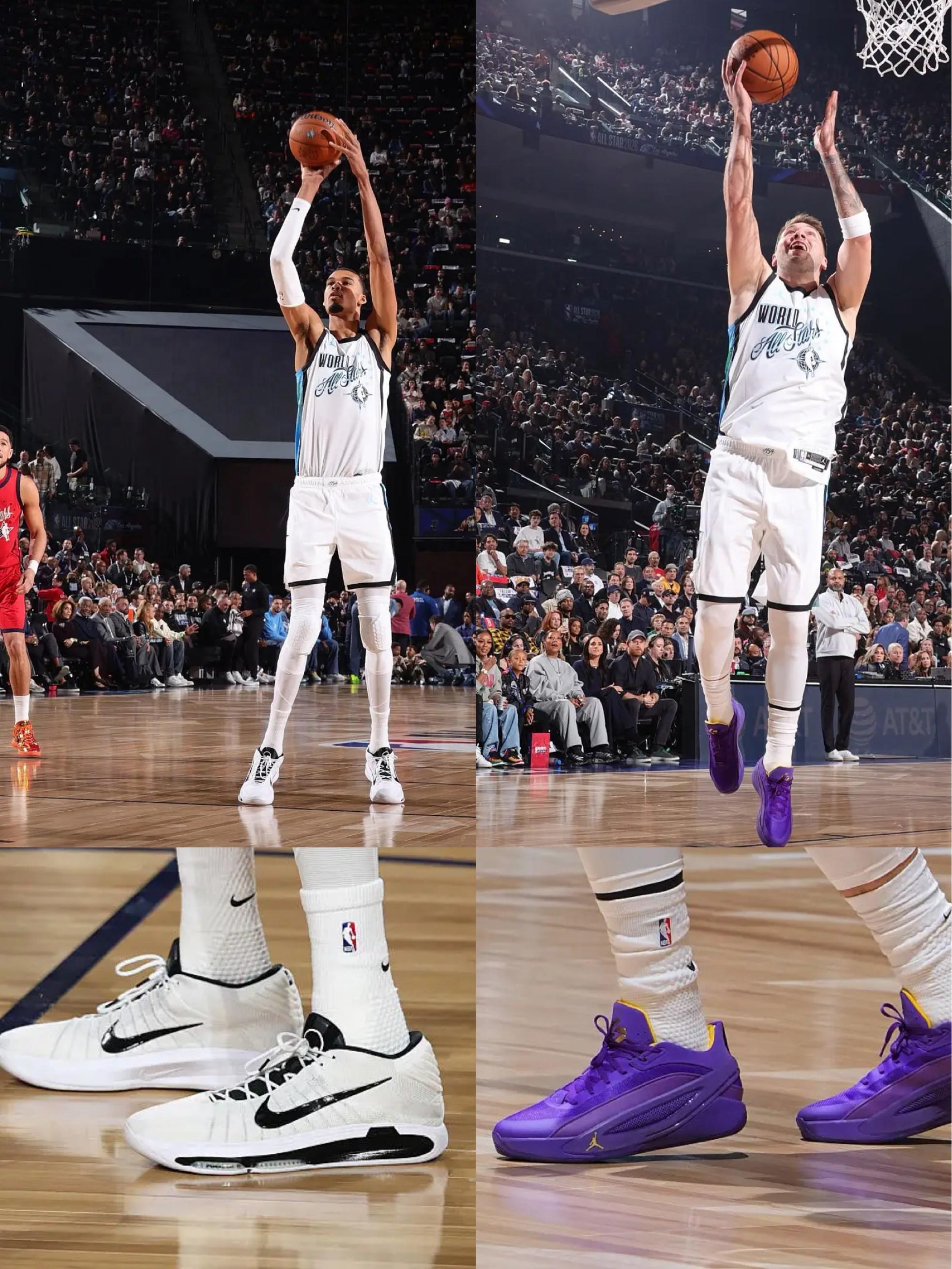 2026洛杉矶全明星正赛球星上脚球鞋一览